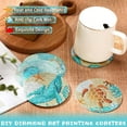 thumbnail image 4 of Goyunwell 8Pcs Ocean Diamond Art Painting Coasters Kits with Holder Diamond Art Non Slip Coaster Kits DIY with Holder Crafts for Adults Diamond Art Painting Kits Supplies for Christmas Gift, 4 of 8