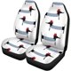 thumbnail image 2 of Juego de 2 fundas para asiento de coche ABPHQTO Perro Francés Dachshund, 2 of 4
