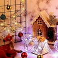 thumbnail image 4 of 9.8ft 30 LED Ribbon Christmas Lights, String Lights for Christmas Tree Decoration, 2024 New Year Wall Window House Decor, Waterproof Battery Operated, Outdoor Xmas Party Decorations, 4 of 7