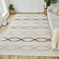 thumbnail image 1 of Rug Branch Maison Geometric Indoor Area Rug, Cream Beige, Modern - Living Room, Bedroom, Dining Room, and Kitchen, 1 of 5