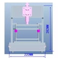 thumbnail image 4 of Eigraketly Soporte de prueba universal de acrílico del PWB con buen funcionamiento del aislamiento de la estructura fuerte y confiable Suministros de soldadura, 4 of 6
