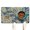 White-28, variant on Dog Food Mat with Retro Paisley Floral Ethnic Paisley Ornament Abstract Paisley Art Design, Durable Absorbent Non-Slip