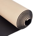 thumbnail image 1 of Alfombrilla insonorizante de goma, autoadhesiva, de neopreno, espuma de goma, rollo de 79 pulgadas (largo) x 12 pulgadas (ancho) x 1/8 de pulgada (alto), láminas finas de neopreno negras., 1 of 9