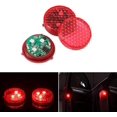 thumbnail image 3 of Paquete de 4 alarmas universales para puerta de coche, luces LED estroboscópicas de seguridad anticolisión, lámpara reflectora abierta con 3 modos de parpadeo rojo Sincero Electrónica, 3 of 4