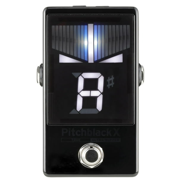 Afinador de pedales para guitarra Korg Pitchblack X Chromatic con pantalla