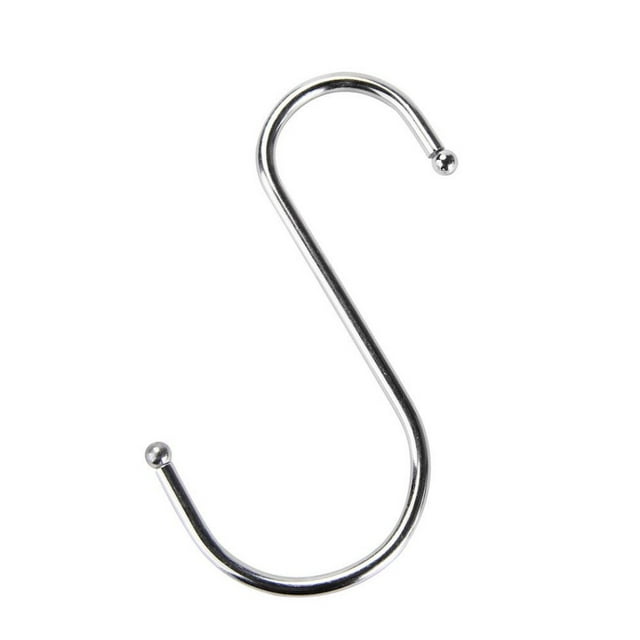 Crochets en Métal en Acier Inoxydable Casserole Cintre Vêtements de Stockage Rack 10 Pcs