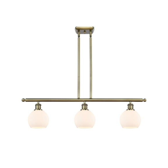 Innovations Lighting 516-3I-10-36 Athens Linear Athens 3 Light 36" Wide Linear Pendant -