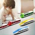 thumbnail image 2 of Bullet Train Pull Back Toy High Speed City Train Modern Locomotives For Children Toddle Boys 4pcs, 2 of 4