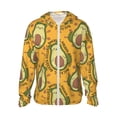 thumbnail image 1 of Balery Avocado Dog Sudadera ligera de manga larga con capucha y protección solar UPF 50+ para hombre y mujer, ideal para pesca y running-Small, 1 of 7