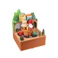 thumbnail image 1 of Wooden Music Box Holiday Gifts Music Box Figurine for Office Fireplace Party, 1 of 5