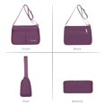 thumbnail image 2 of KXF Nylon Shoulder Bag for Women Trendy Large Capacity Handbag Multi-Pocket Crossbody Bag Fashion Handle Satchel Lightweight Waterproof Messenger Bag, 2 of 7