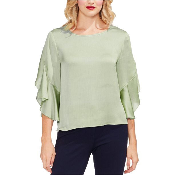 Blusa tipo tulipán Vince Camuto para mujer verde grande Pull-over