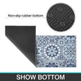 thumbnail image 6 of Blue Ethnic Geometric Pattern Kitchen Rugs Sets Of 2,Anti Fatigue Kitchen Mat Rugs Non Slip Washable,Decorative Kitchen Floor Mats for Kitchen,Sink,Laundry,17"x30"+17"x47", 6 of 7