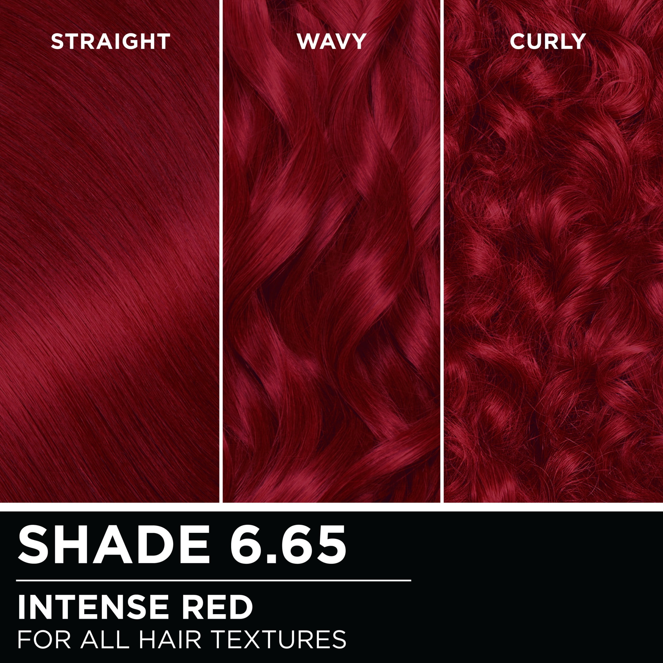 Garnier Olia Long Lasting Permanent Hair Color Kit with 60% Oils, 6.65 Intense Red