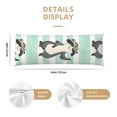 thumbnail image 3 of KLL Ultra Soft Microfiber Body Pillow Cover/Pillowcases 20"x54" with Hidden Zipper Closure-Cute Raccoon, 3 of 8