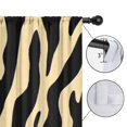 thumbnail image 4 of Blackout Kids Curtains,Zebra Pattern Childrens Insulated Curtains Set Of 2,Bedroom Essentials,Toddler Room Decor 42x84in(106x213cm), 4 of 4