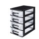 thumbnail image 2 of Contenedores de almacenamiento Lemononstore Gabinete de almacenamiento de cuatro capas Armario de plástico con cajón Organizador de almacenamiento portátil multifunción Muebles Organizadores y, 2 of 7