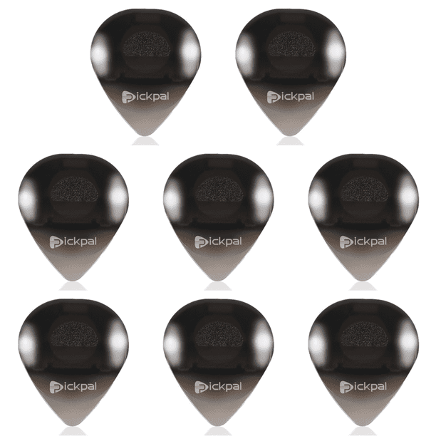 Guitarra Portátil Instrumento Musical Púa Luminosa para Acústica () Blanco