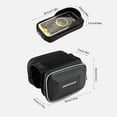 TIIFSWHS Bike Top Tube Bag for Mountain Bike with Touchscreen Saddle