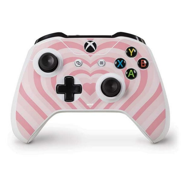 Skinit Pink Heart Pattern Xbox One S Controller Skin