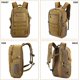 thumbnail image 3 of 12/20/30L Small Daypack Molle Backpack Student School Rucksack Daysack for Outdoors Running Working 20l-brown, 3 of 5