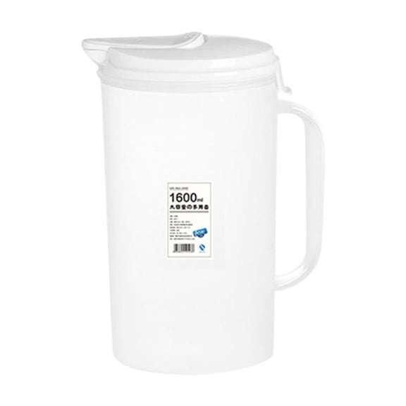 AuroraX Half Gallon Plastic Water Pitcher with Lid and A Handle , Sun Tea Jar Drink Pitcher with Lid 1/2 Gallon BPA Free Leakproof Lemonade Pitcher with Spout