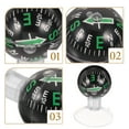 thumbnail image 4 of YSNOOWE Vehicle Compass Car Compass Ball ABS Simple And Elegant Direction Finding Indoor Car Use 1Pack, 4 of 8