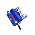 thumbnail image 3 of tamizeot 7 Key Button Accordion Mini Musical Instrument Fun For Classroom Learning Activities Piano Accordion Smooth Comfortable Blue 23x10x23cm, 3 of 6