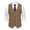 Khaki, variant on Men's Retro Stripe Herringbone Tweed Wool Formal Suit Vest Business Casual Slim Waistcoat Vest Tuxedo Vests Wedding Prom Party Dress Vest with Pockets