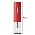 thumbnail image 5 of Shoreew Electric Wine Bottle Opener Automatic Corkscrew with Foil Cutter One-Touch Operation Easy Cork Removal Tool Gift for Wine Lovers, 5 of 7