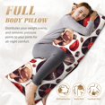 Yiaed Body Pillow Cover, Ultra Soft Microfiber Pillowcases, Breathable