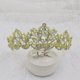 thumbnail image 3 of Zhuge Tiara de boda para novia, diadema de princesa, corona nupcial, joyería para el cabello con diamantes de imitación de cristal, decoración para novia, cumpleaños, graduación, boda (oro), 3 of 3