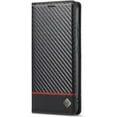 thumbnail image 3 of for Samsung A52 5G Case,Carbon Fiber Premium PU Leather Ultra Thin Shookproof Anti-Fall Folding Screen Phone case Compatible with Samsung A52 5G,Horizontal Red Line, 3 of 9