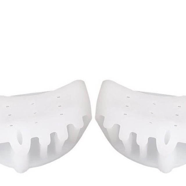 Separadores de dedos de silicona, separadores de dedos Hyggear, 4 pares de almohadillas para los pies, transpirables y suaves, para hombres y mujeres