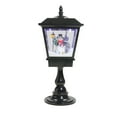 thumbnail image 3 of Northlight Lighted Musical Snowman Snowing Black Christmas Street Lamp - 25.25", 3 of 3