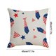 thumbnail image 3 of Funda de cojín decorativa con estampado de la estatua del Día de la Independencia de Europa y Estados Unidos. Funda de cojín de lino para oficina., 3 of 6