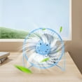 thumbnail image 5 of USB Rechargeable Desktop Fan - Bladeless Small Fan with Strong Wind for Home, Office, and Students - Compact and Portable Cooling Solution for Summer, 5 of 6