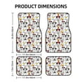 thumbnail image 2 of Cartoon Mickey Mouse And Minnie Mouse Car Floor Mats Universal Floor Mats for Cars Front Rear Car Foot Mats Cute Anime Pattern Car Accessories for Trucks, 2 of 5