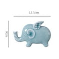 thumbnail image 1 of Creative Ceramic Flying Elephant Pendant Wall Hanging Ornament Nordic Home Decor, 1 of 2