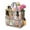 Pomeranian Dog and, variant on Garden Tool Bag,Paw Prints and Bones Garden Tool Organizer,Garden Gifts,Waterproof Multi-Pocket Garden Tool Storage 11.8x5.5x11.4 Inch(Tools NOT Included)