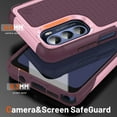 thumbnail image 2 of Armor Shockproof Case for Motorola Moto G 5G (2022), [Military Grade Anti-Drop] Rugged Hybrid Hard PC+Soft Silicone Heavy-Duty Tough Durable Slim Fit Lightweight Bumper Phone Case, Pink, 2 of 8