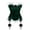 Dark Green, variant on Grebrafan Corset Women Nightmare Before Christmas Cosplay Red 2XL