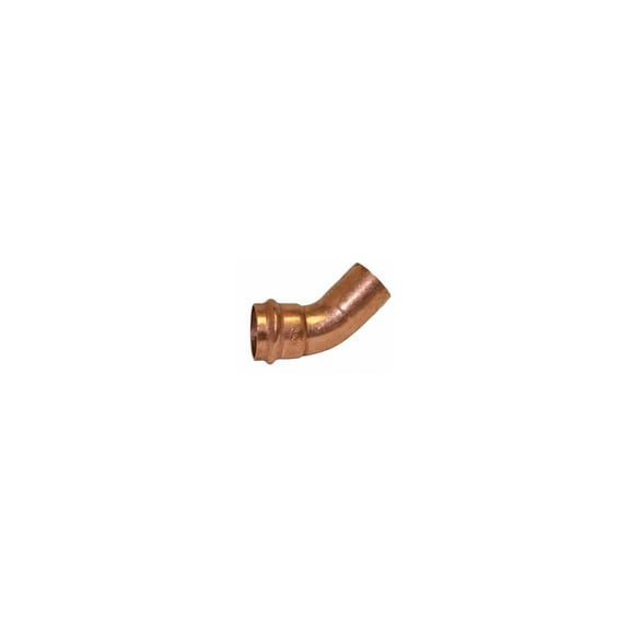Nibco 9046300PCU 3/4 In. FTG by Press Copper Pipe Elbow, 45 Degrees - Quantity 10