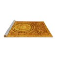 thumbnail image 2 of Ahgly Company Machine Washable Indoor Rectangle Abstract Yellow Modern Area Rugs, 5' x 8', 2 of 4