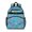 Unicorn and Blue Pattern, variant on Unicorn and Blue Pattern Cute School Backpack Bag for School with Padded Back and Adjustable Shoulder Straps 15.25"x11.5"x5.25"