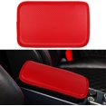 thumbnail image 1 of LAICAIW Car Center Console Pad, Universal Waterproof Car Armrest Seat Box Cover, Car Interior Accessories, Carbon Fiber PU Leather Auto Armrest Cover Protector for Most Vehicle, SUV, Truck, Car (Red, 1 of 6