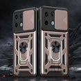 thumbnail image 1 of Pour Redmi Note13 Pro Plus Note 13 4G 5G Coque de Protection Antichoc pour Redmi 13C 4G 5G Support Magnétique Anneau de Protection Or rose pour Redmi 13C 4G, 1 of 6