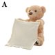 thumbnail image 3 of Oso de peluche de 25 cm que habla y canta, juguete eléctrico musical para esconderse y buscar, oso tímido que habla y canta, regalo de cumpleaños para niños, 3 of 5