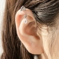 thumbnail image 4 of SIEYIO Handmade Cats Ear Piercing Studs With Zircon Accent Trendy Women Accessories, 4 of 7