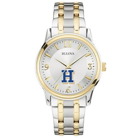 Bulova Silver Hamilton Continentals Classic Two-Tone Round Watch